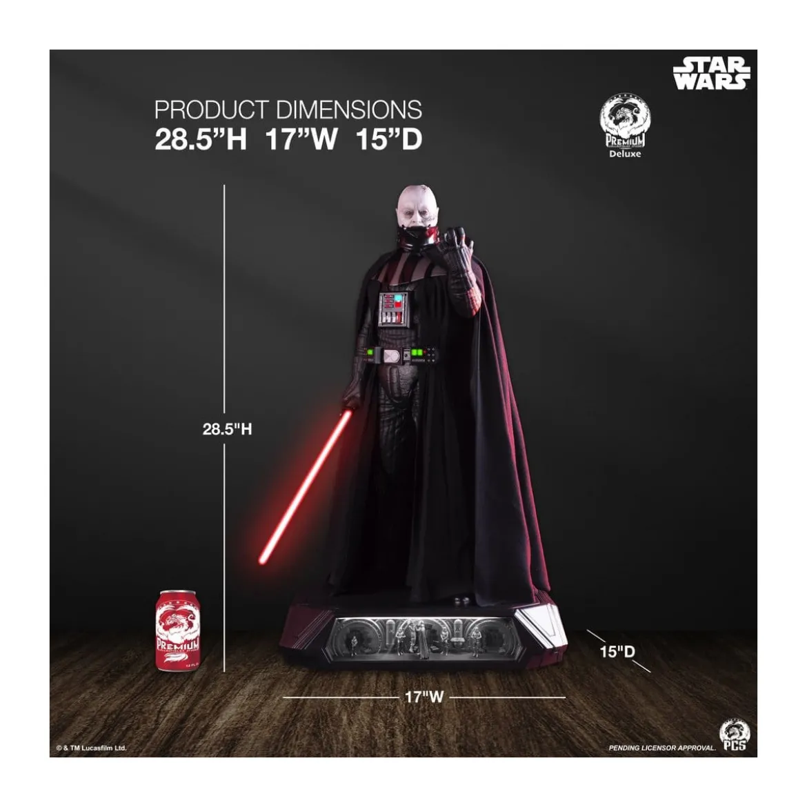 PCS Star Wars - Darth Vader Hyperreal Edition 1/3 - Premium Collectibles Studio