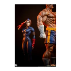 PCS - Street Fighter: Street Jam - Sagat & Juli 1:10 Scale Statue Set
