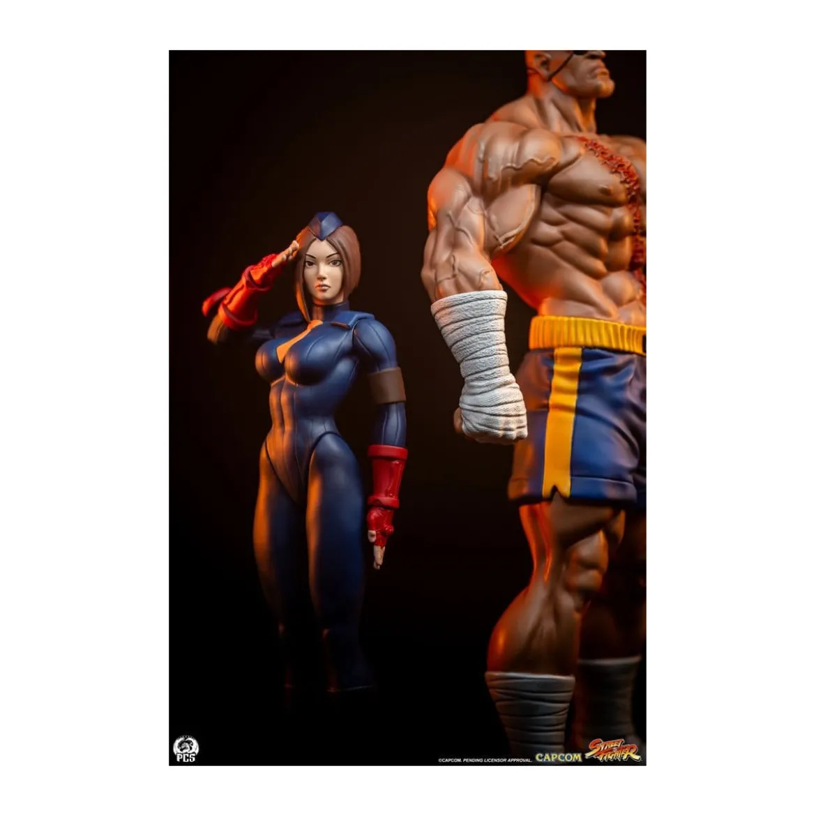 PCS - Street Fighter: Street Jam - Sagat & Juli 1:10 Scale Statue Set