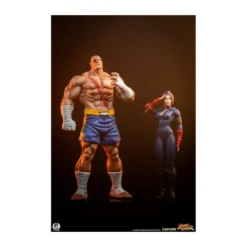PCS - Street Fighter: Street Jam - Sagat & Juli 1:10 Scale Statue Set