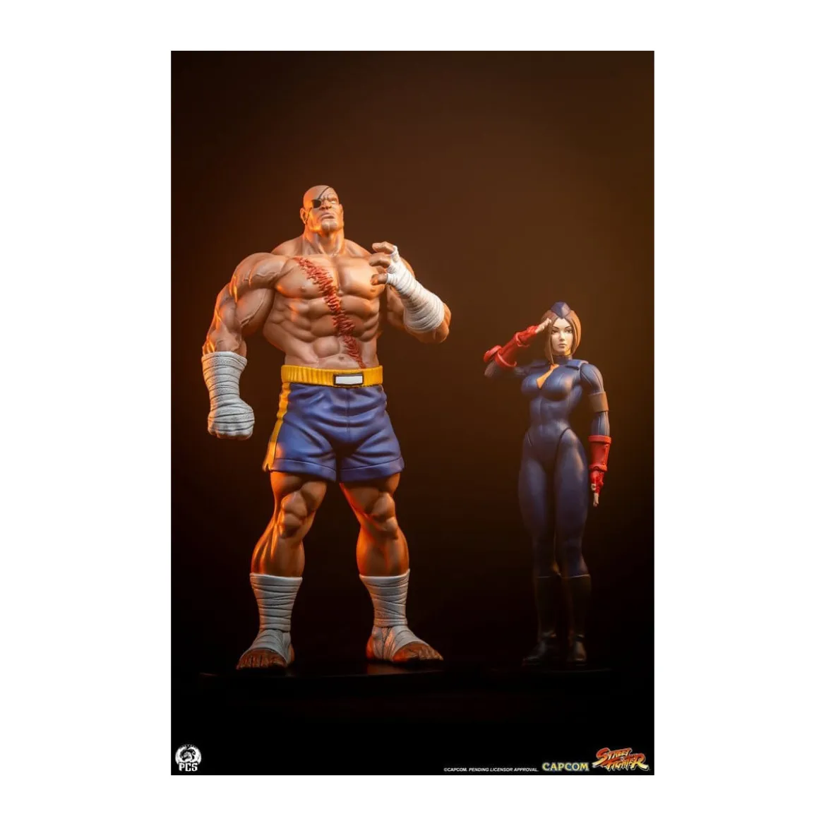 PCS - Street Fighter: Street Jam - Sagat & Juli 1:10 Scale Statue Set