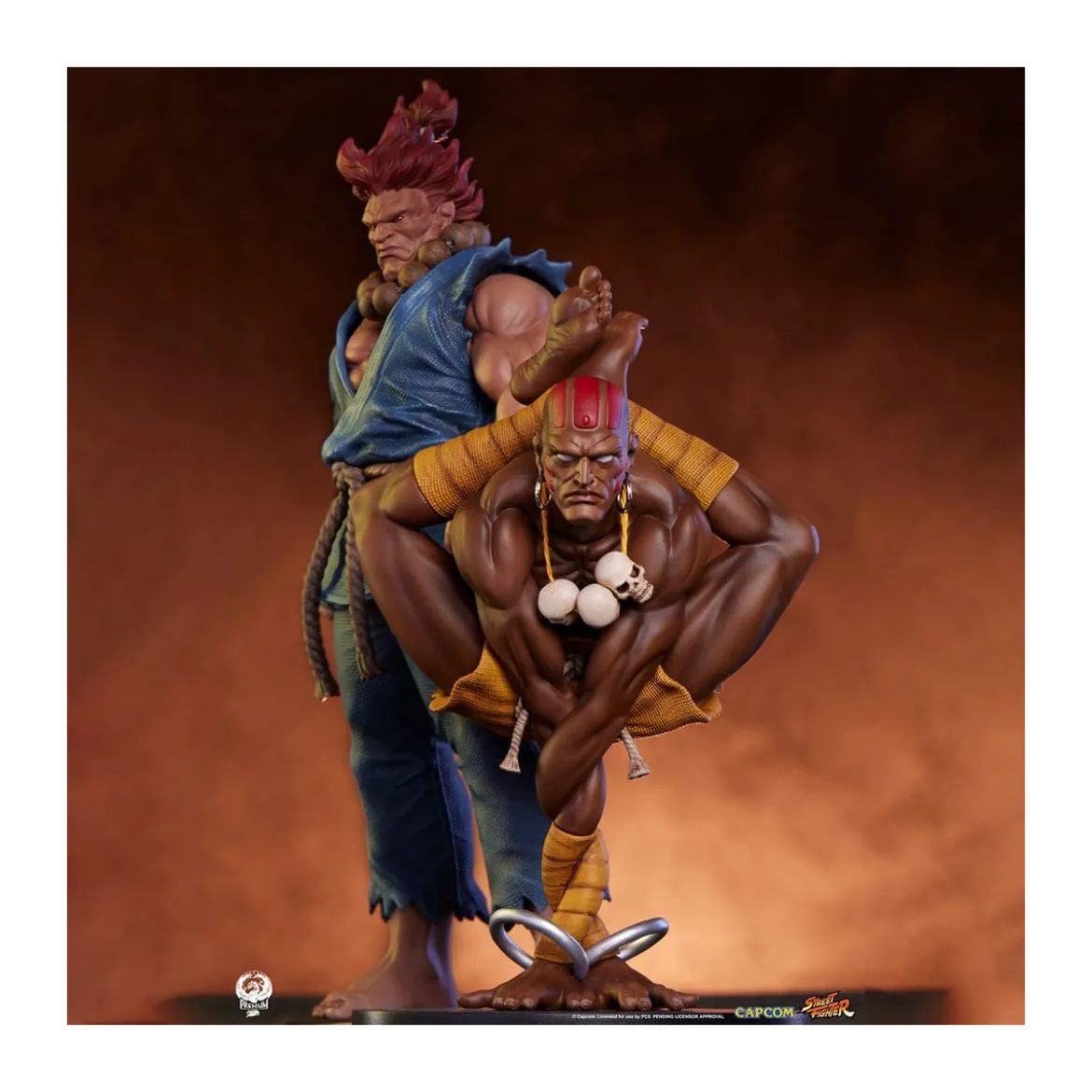 PCS - Street Fighter: Street Jam - Akuma & Dhalsim 1:10 Scale Statue Set