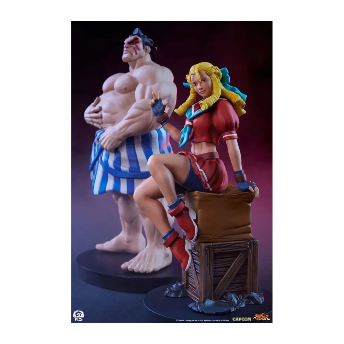 PCS - Street Fighter: Street Jam - Karin & E. Honda 1:10 Scale Statue Set