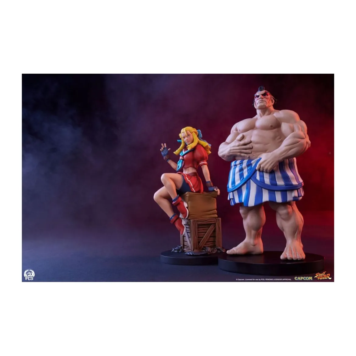 PCS - Street Fighter: Street Jam - Karin & E. Honda 1:10 Scale Statue Set
