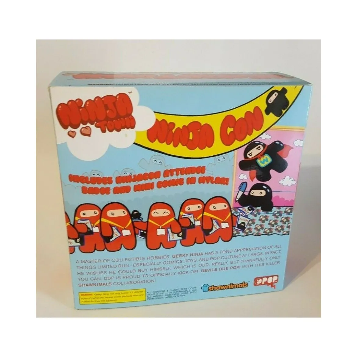 Peluche Ninja Geek Rouge