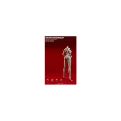 Phicen - TBLeague 1/6 Scale Female Super-Flexible Seamless Body - Corp pale maillot blanc gros bonnets