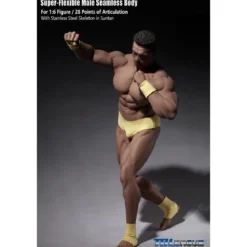 Phicen - TBLeague 1/6th Scale Super-Flexible Male Seamless Body - Corp bronzé Musculature Forte