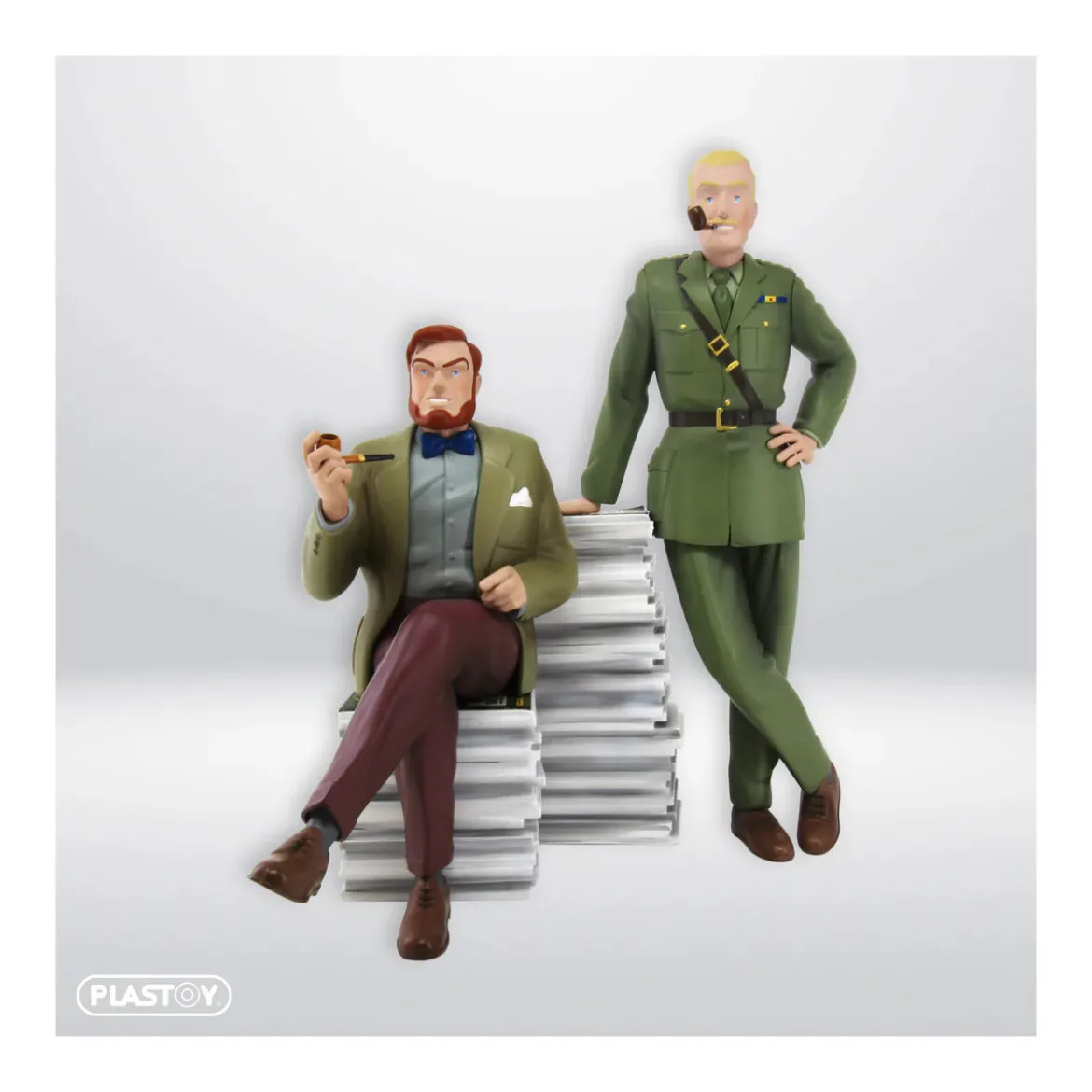 Plastoy Blacke & Mortimer - BLAKE ET MORTIMER PILE D'ALBUMS