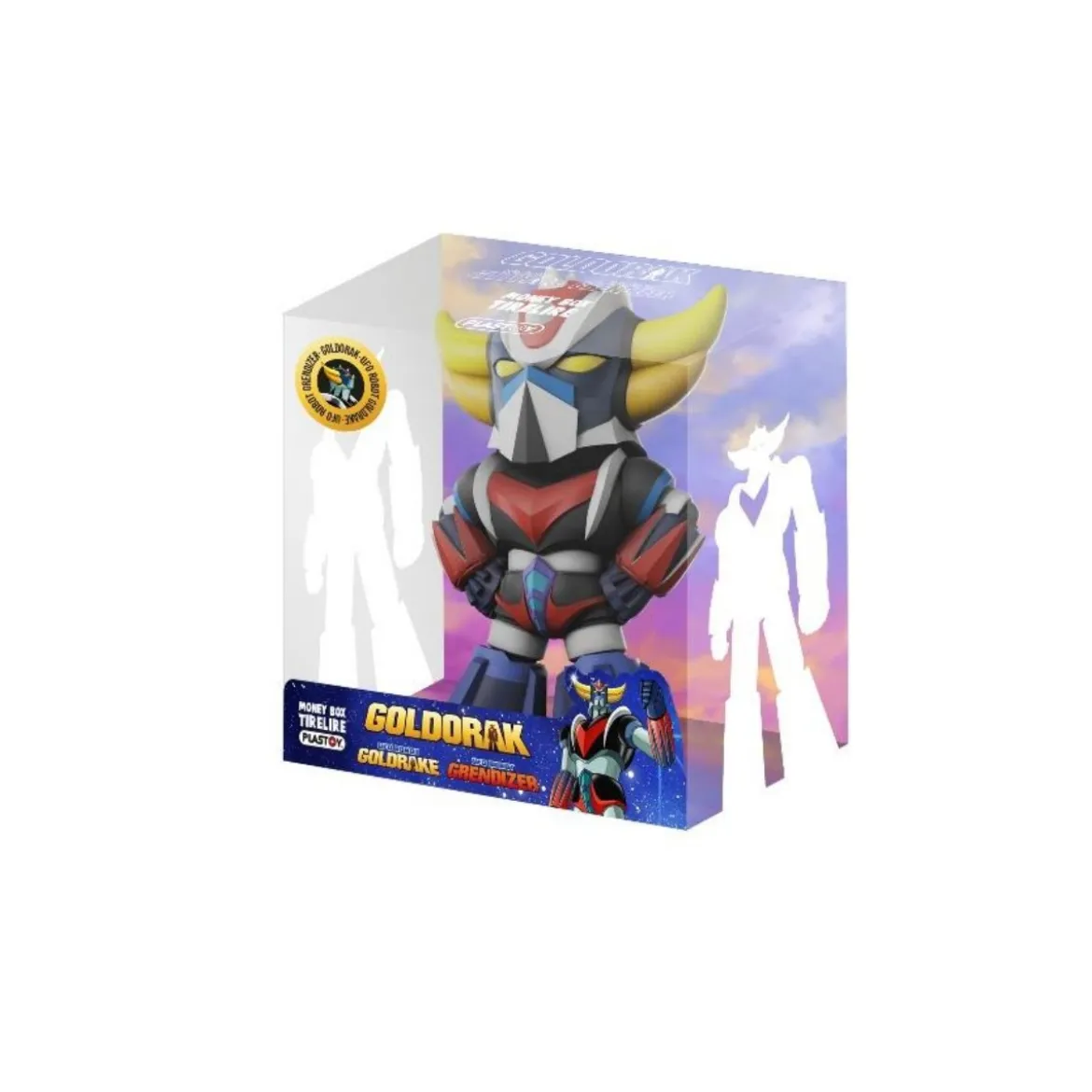 Plastoy - GOLDORAK - Tirelire Goldorak debout - Standing Grendizer Bank