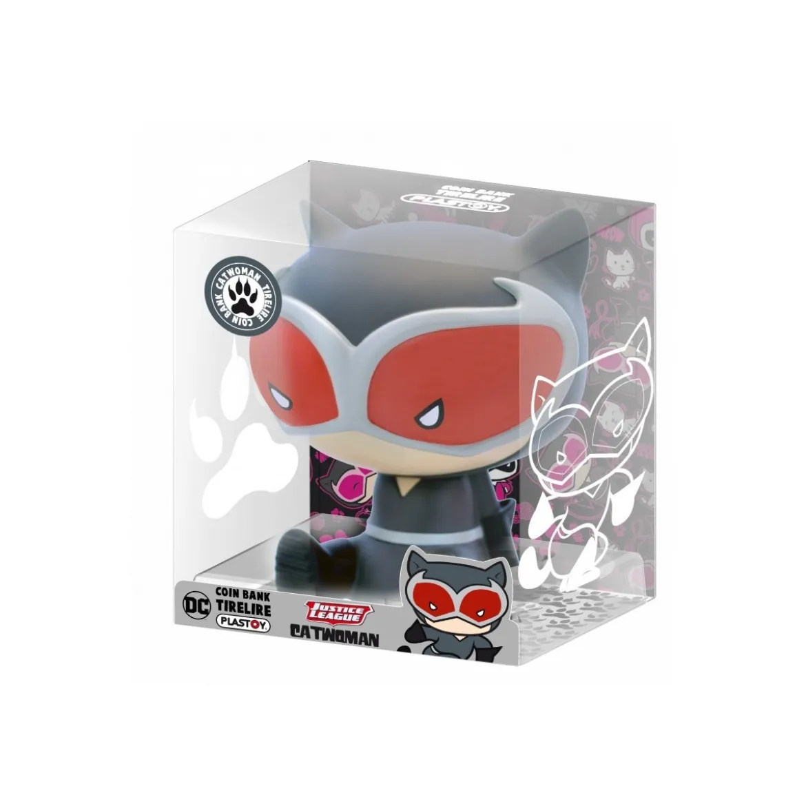 Plastoy Tirelire - Justice League Chibi PVC - Catwoman - 15 cm