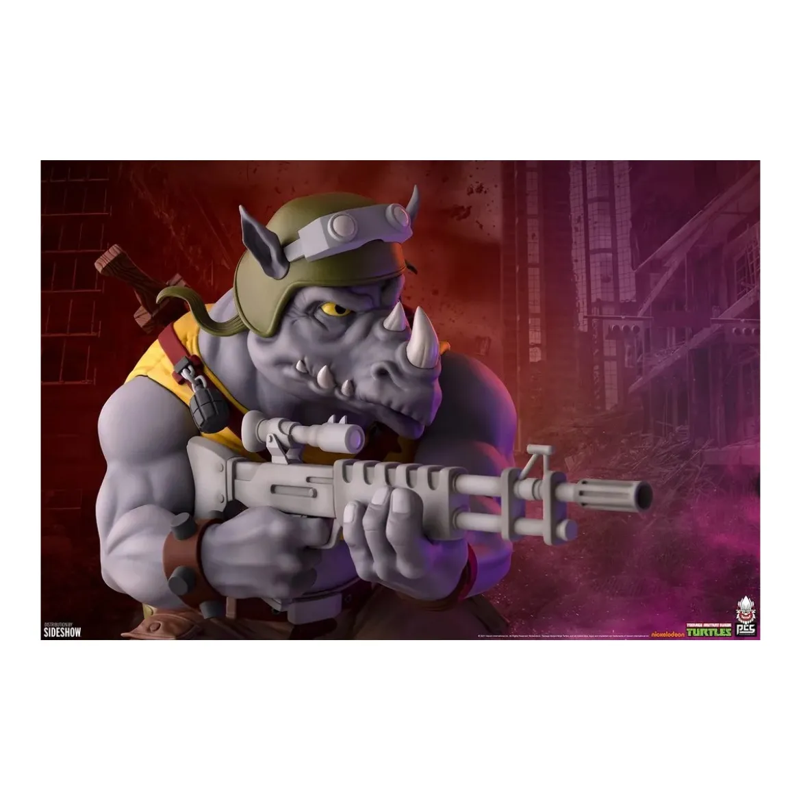 Premium Collectibles Studio PCS - Rocksteady 1/4 Statue - Teenage Mutant Ninja Turtles TMNT