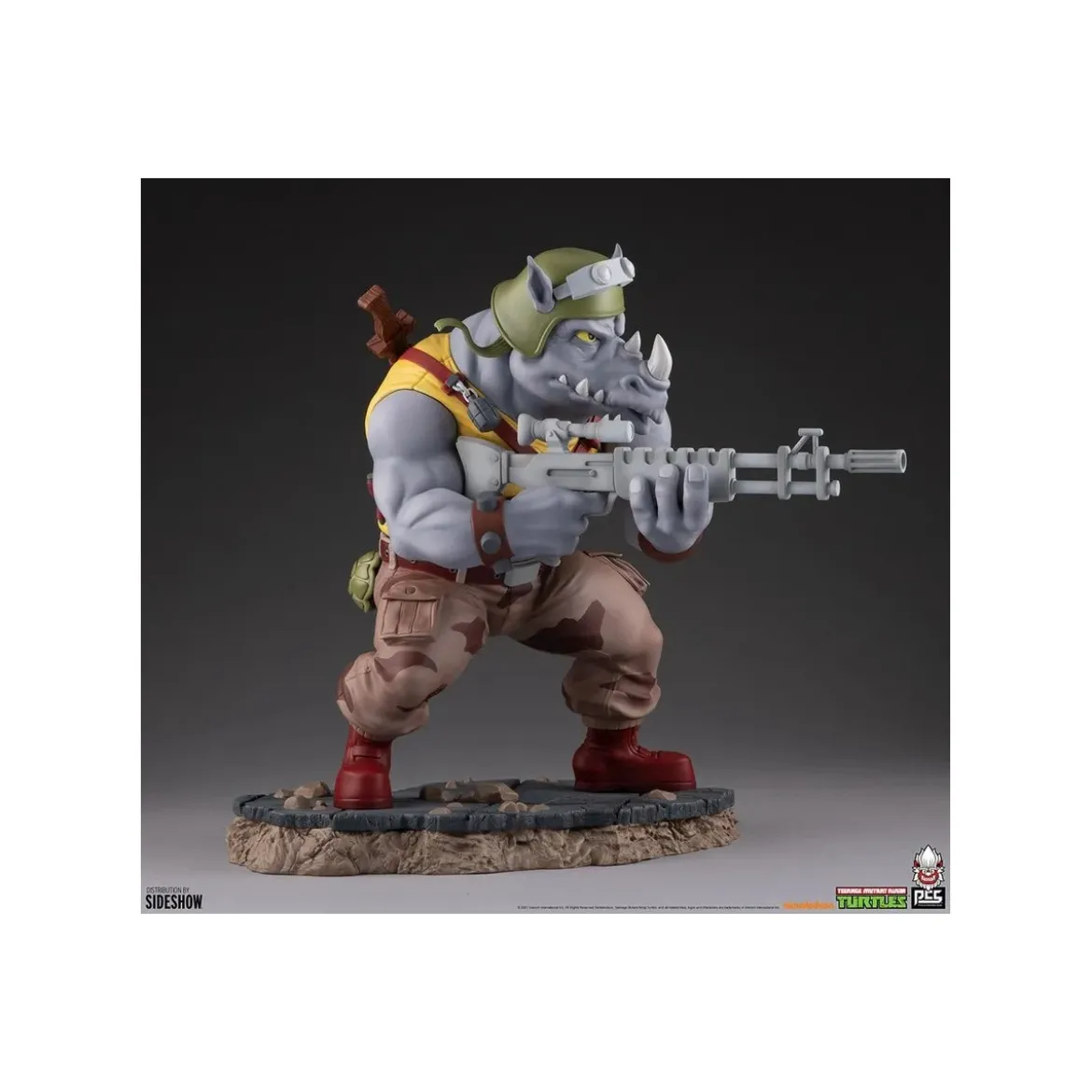 Premium Collectibles Studio PCS - Rocksteady 1/4 Statue - Teenage Mutant Ninja Turtles TMNT
