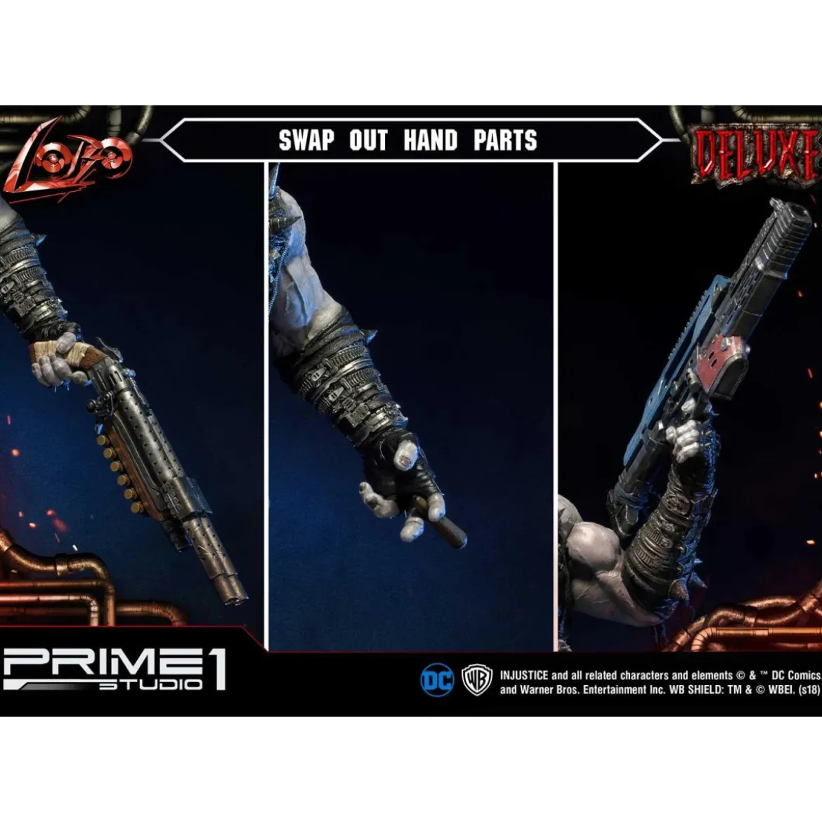 Prime One Studio - LOBO Deluxe Version - Injustice: Gods Among Us Ultimate Museum Masterline Series 1/3
