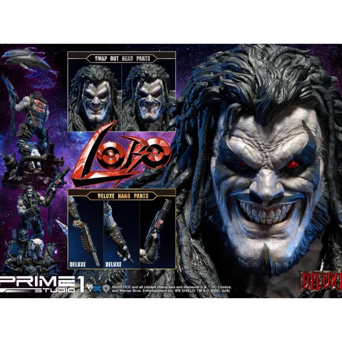 Prime One Studio - LOBO Deluxe Version - Injustice: Gods Among Us Ultimate Museum Masterline Series 1/3