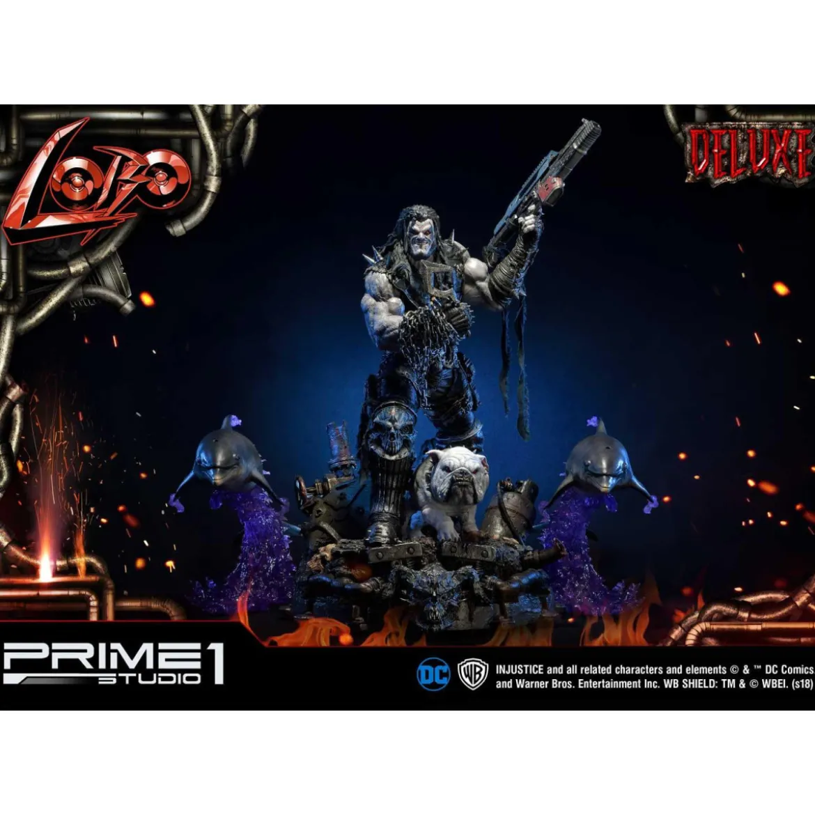 Prime One Studio - LOBO Deluxe Version - Injustice: Gods Among Us Ultimate Museum Masterline Series 1/3