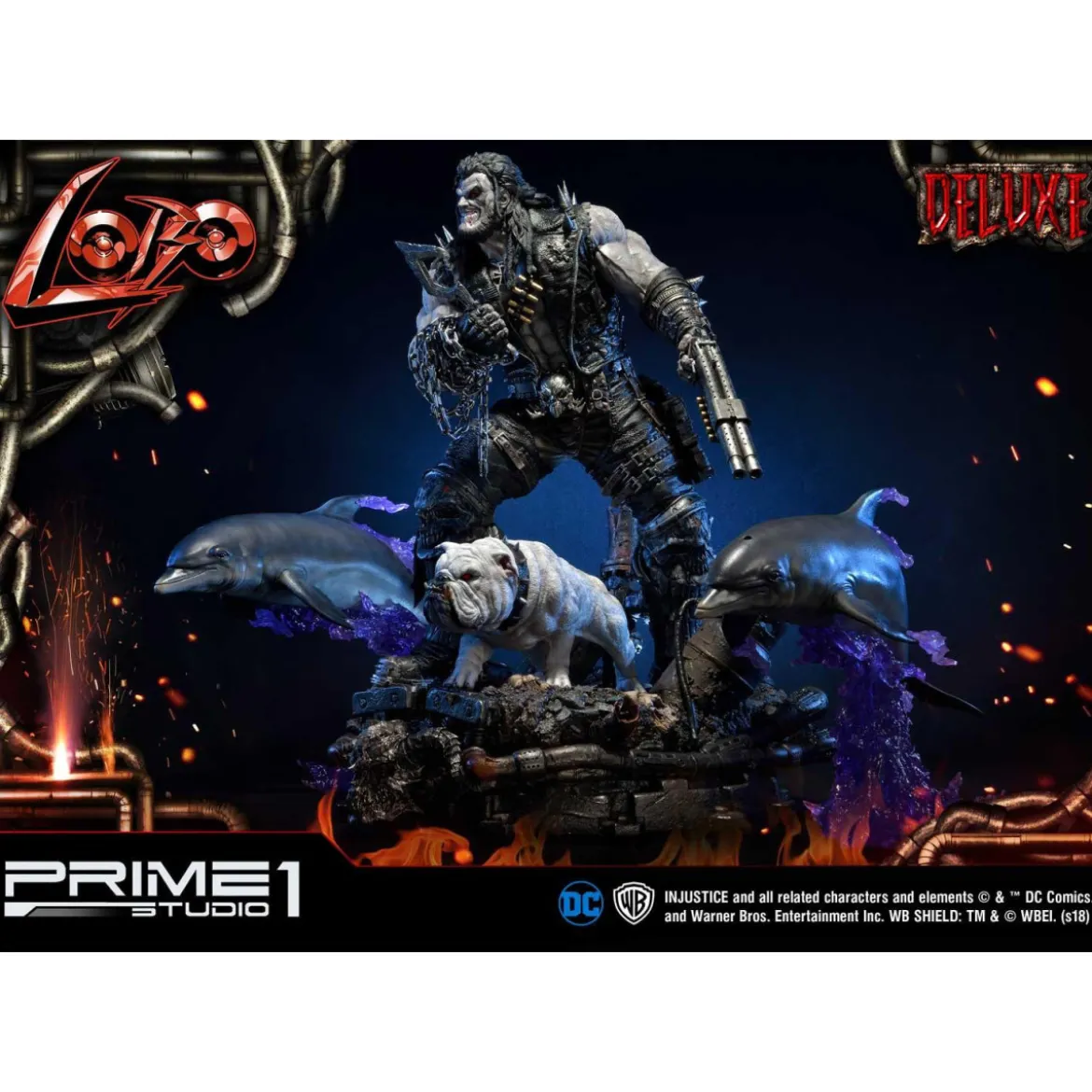Prime One Studio - LOBO Deluxe Version - Injustice: Gods Among Us Ultimate Museum Masterline Series 1/3