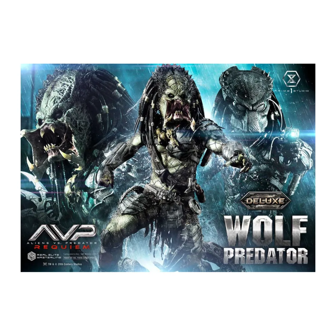Prime 1 Studio - Alien vs. Predator Requiem - Wolf Predator Deluxe Bonus Ver. Real Elite Masterline Series 1/3