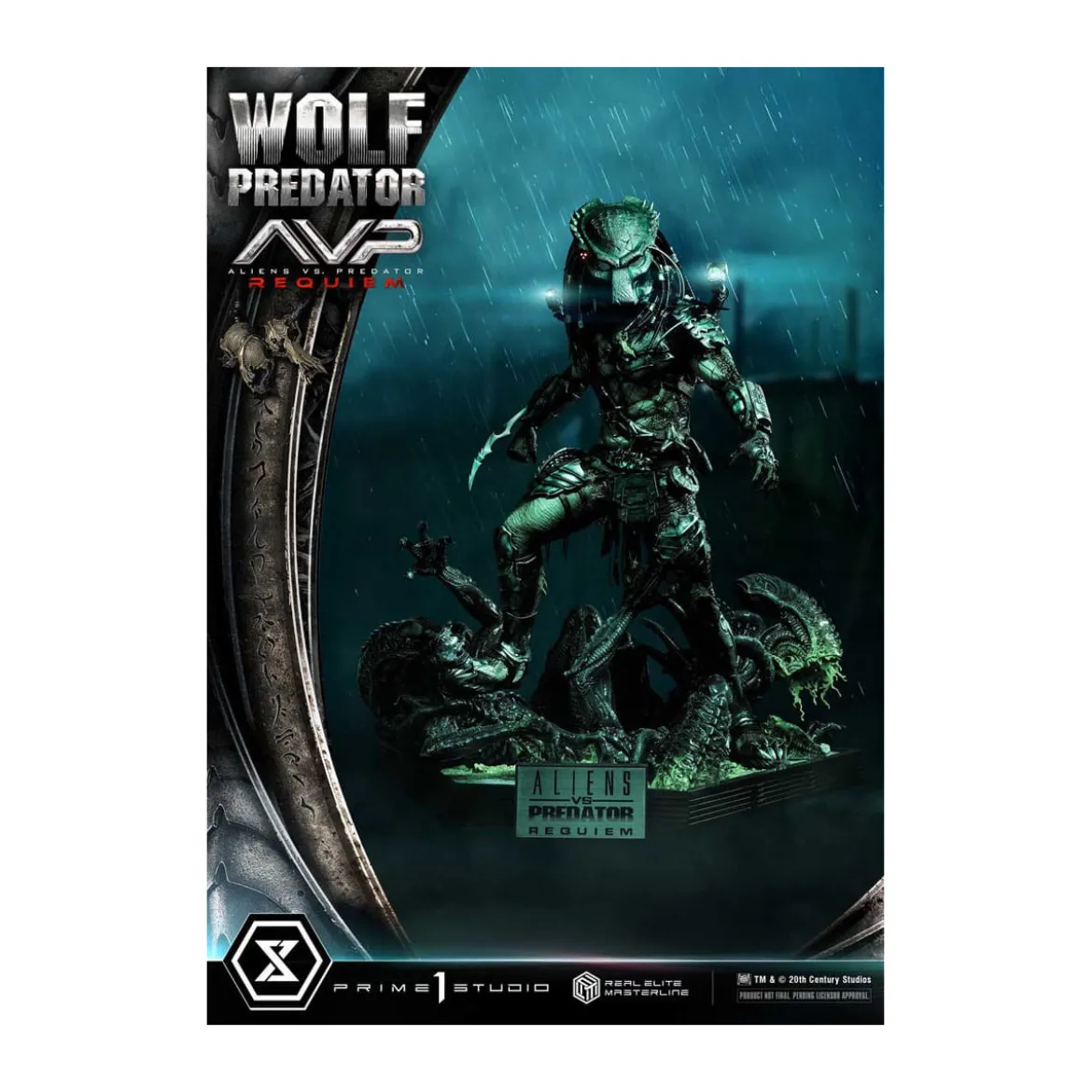 Prime 1 Studio - Alien vs. Predator Requiem - Wolf Predator Deluxe Bonus Ver. Real Elite Masterline Series 1/3