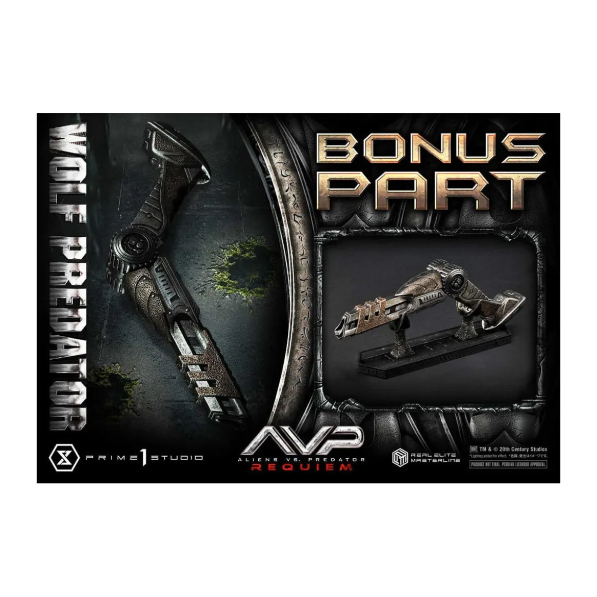 Prime 1 Studio - Alien vs. Predator Requiem - Wolf Predator Deluxe Bonus Ver. Real Elite Masterline Series 1/3