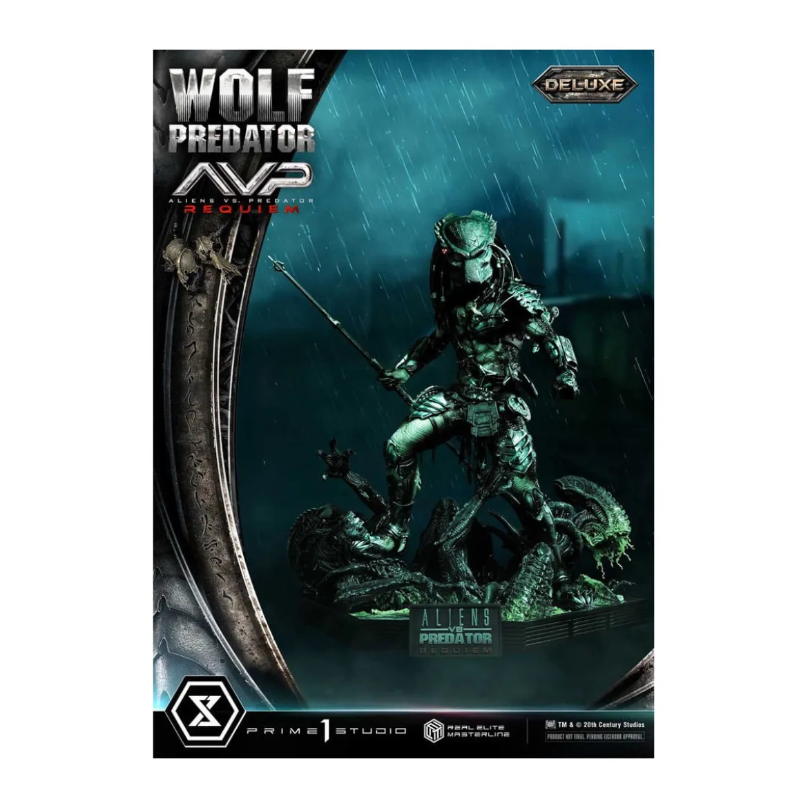 Prime 1 Studio - Alien vs. Predator Requiem - Wolf Predator Deluxe Bonus Ver. Real Elite Masterline Series 1/3