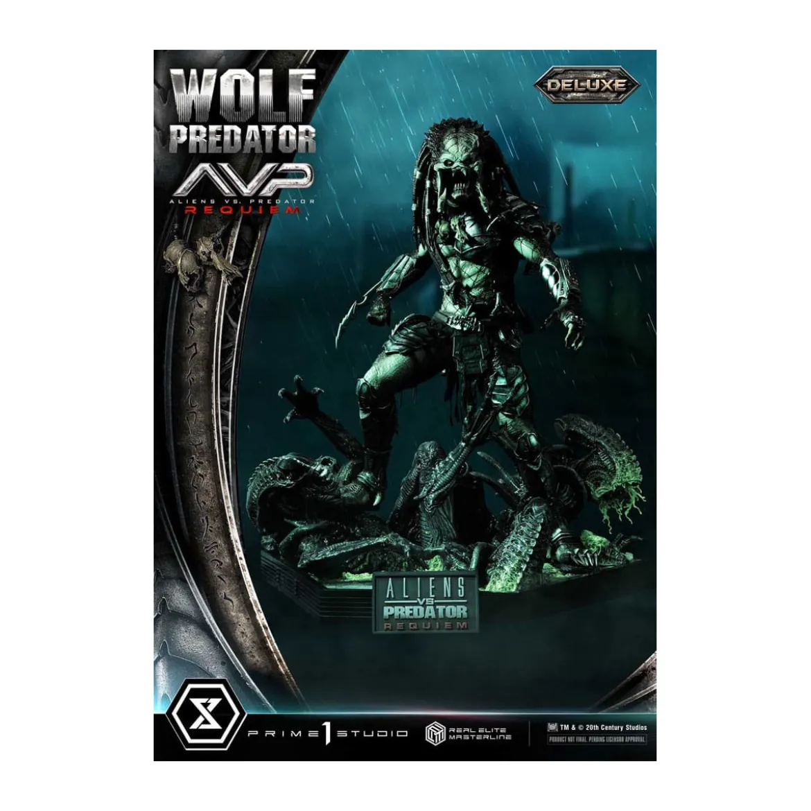 Prime 1 Studio - Alien vs. Predator Requiem - Wolf Predator Deluxe Bonus Ver. Real Elite Masterline Series 1/3
