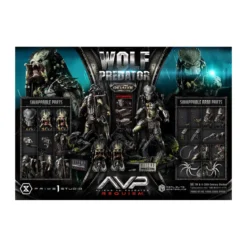 Prime 1 Studio - Alien vs. Predator Requiem - Wolf Predator Deluxe Bonus Ver. Real Elite Masterline Series 1/3