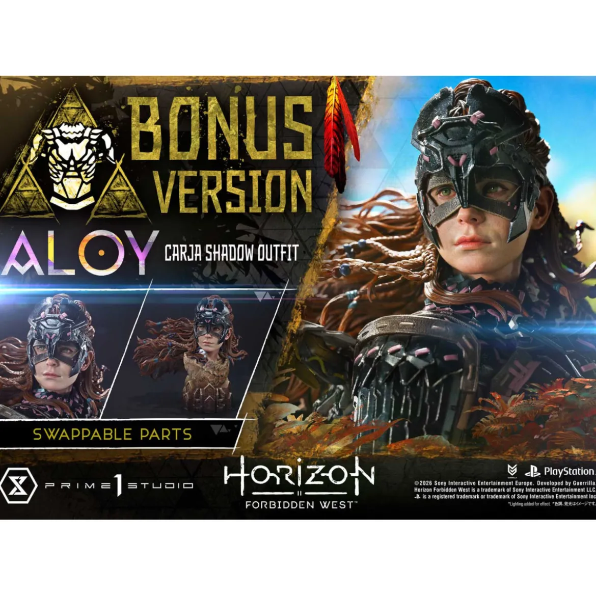 Prime 1 Studio - Aloy Carja Shadow Outfit DX Bonus Version - Horizon Forbidden West Real Elite Masterline 1/3