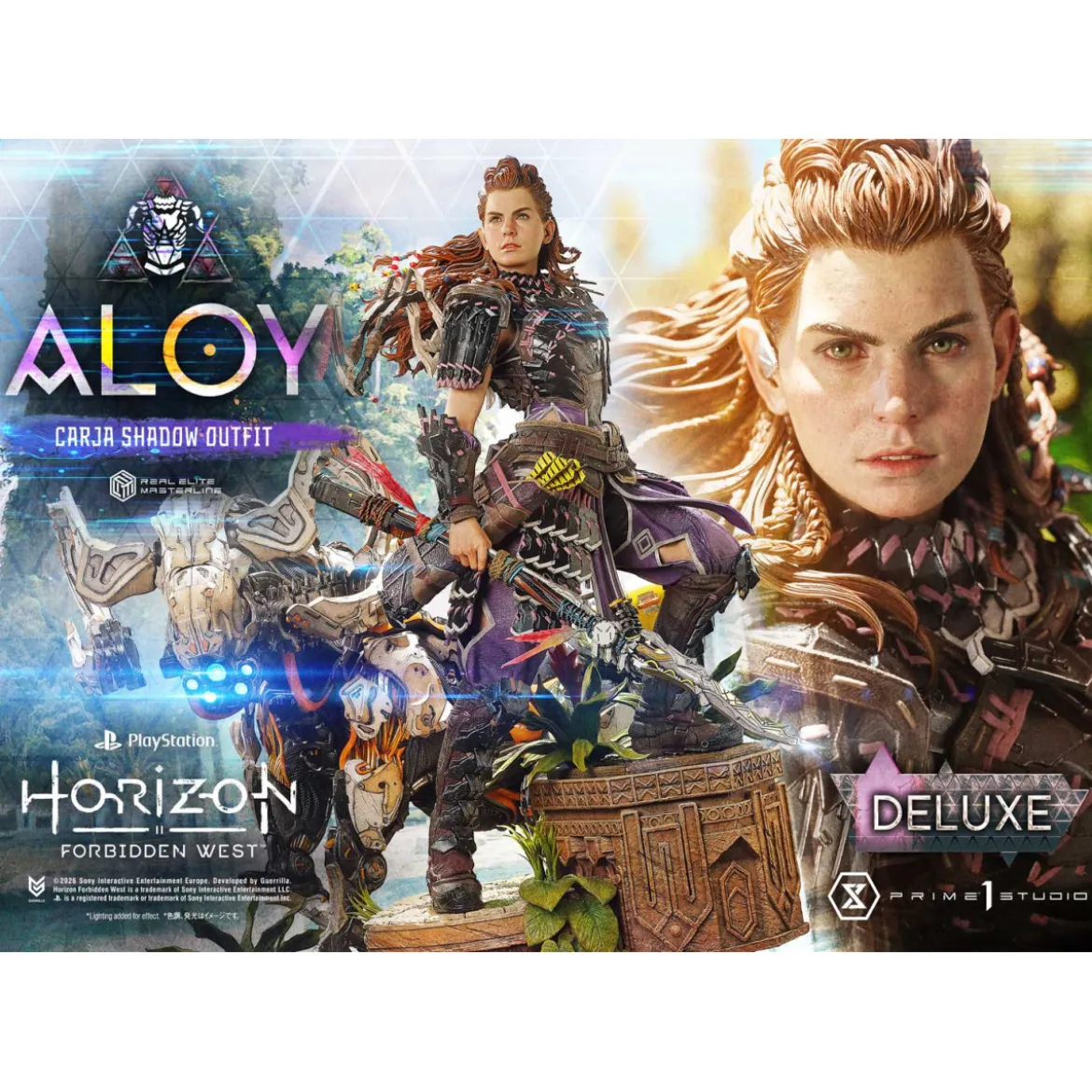 Prime 1 Studio - Aloy Carja Shadow Outfit DX Bonus Version - Horizon Forbidden West Real Elite Masterline 1/3