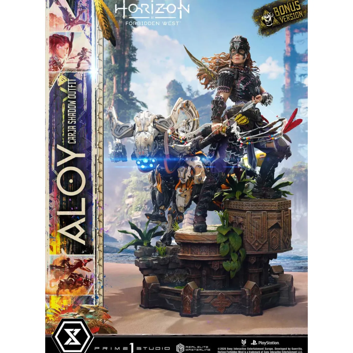 Prime 1 Studio - Aloy Carja Shadow Outfit DX Bonus Version - Horizon Forbidden West Real Elite Masterline 1/3
