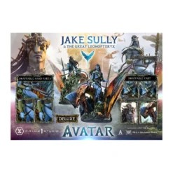 Prime 1 Studio Avatar - Jake Sully & The Great Leonopteryx Deluxe Version 1/4