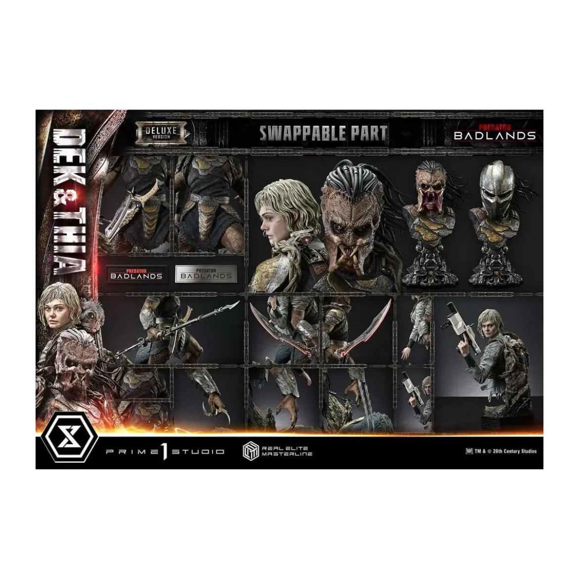 Prime 1 Studio - Badlands Dek & Thia DX Bonus Version - Real Elite Masterline Series 1/3