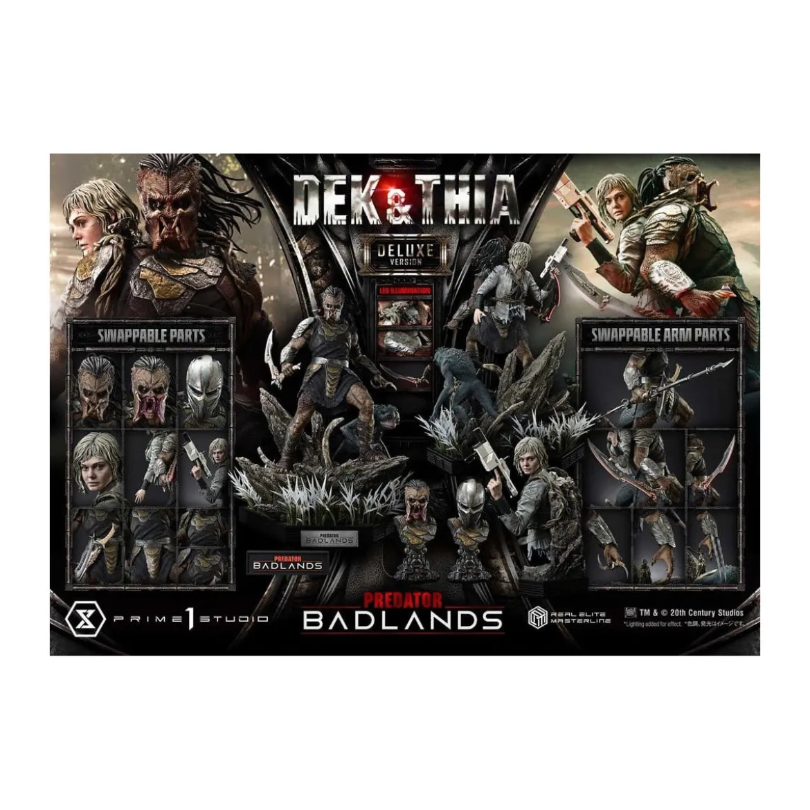 Prime 1 Studio - Badlands Dek & Thia DX Bonus Version - Real Elite Masterline Series 1/3