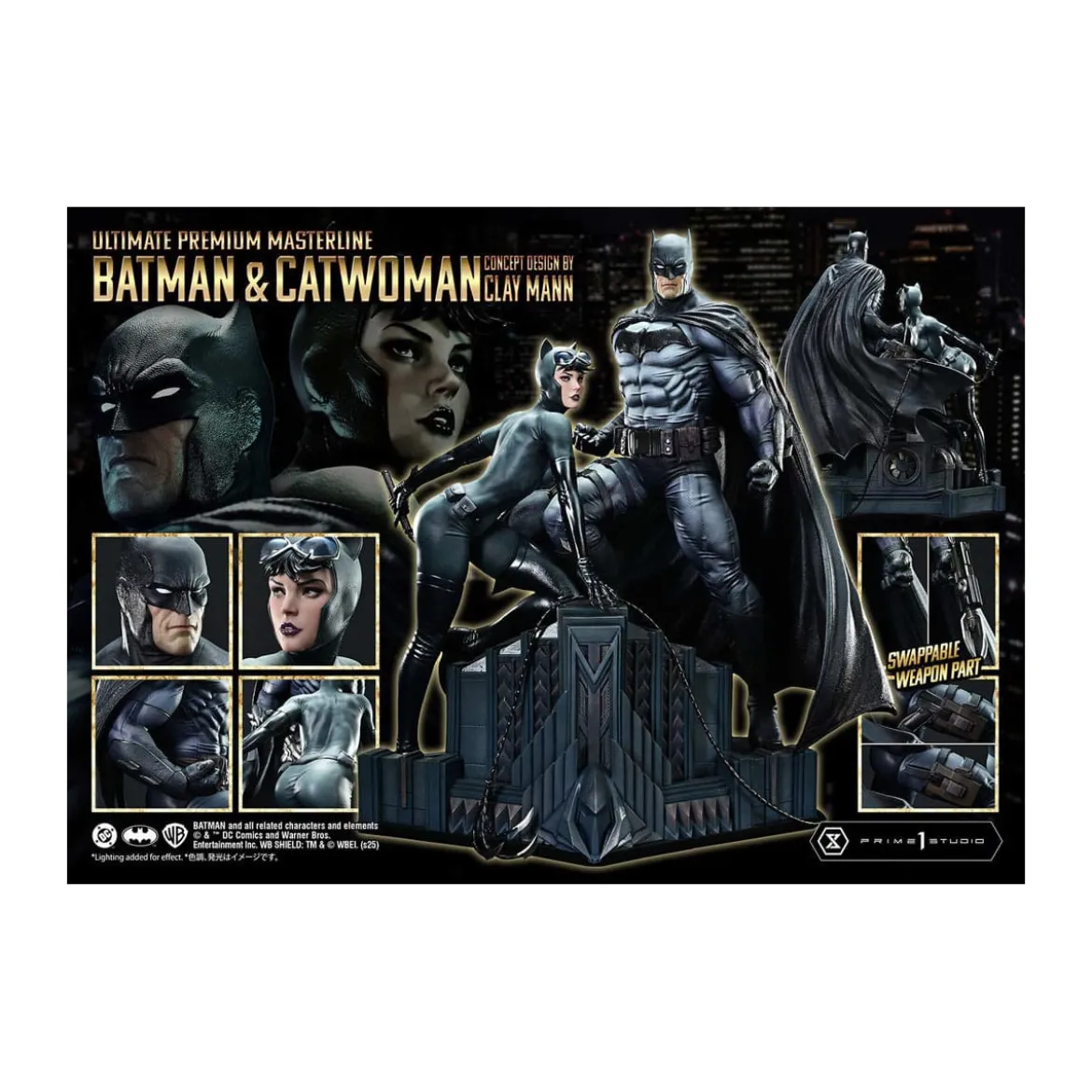 Prime 1 Studio - Batman & Catwoman (Concept Design by Clay Mann) - Ultimate Premium Masterline Series 1/4
