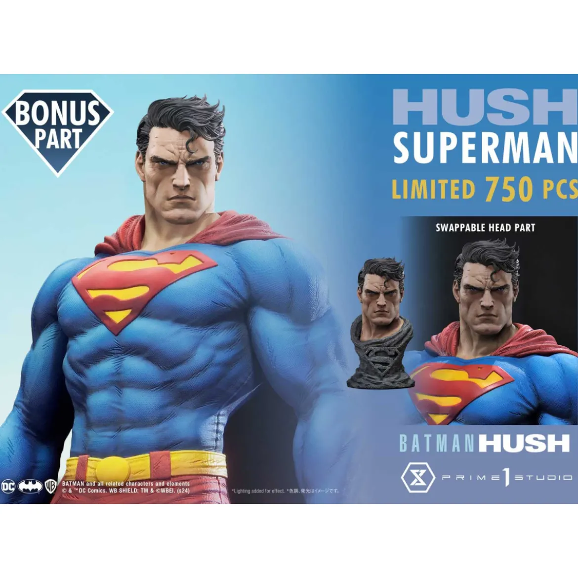 Prime 1 Studio - Batman: Hush (Comic) Superman Bonus Version Premium Masterline Series 1/4
