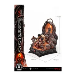 Prime 1 Studio Berserk - Kentaro Miura Legacy Art Berserker GUTS & CASCA 1/6 Scale Statue