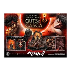 Prime 1 Studio Berserk - Kentaro Miura Legacy Art Berserker GUTS & CASCA 1/6 Scale Statue Bonus Version