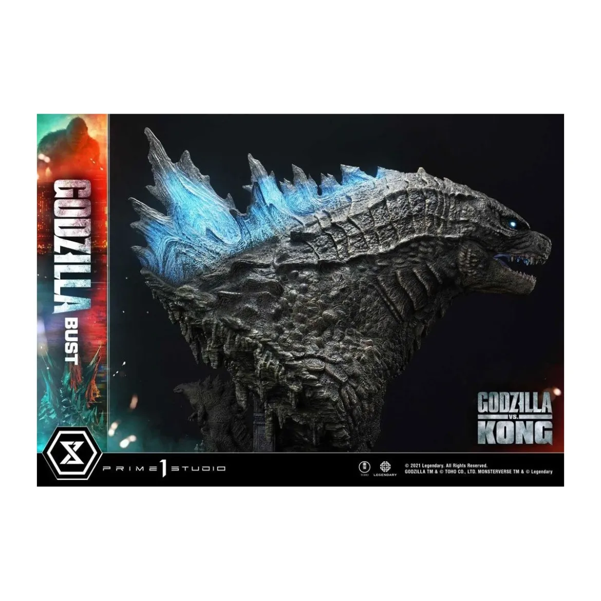 Prime 1 Studio - Buste Godzilla - Godzilla vs Kong Bonus Version