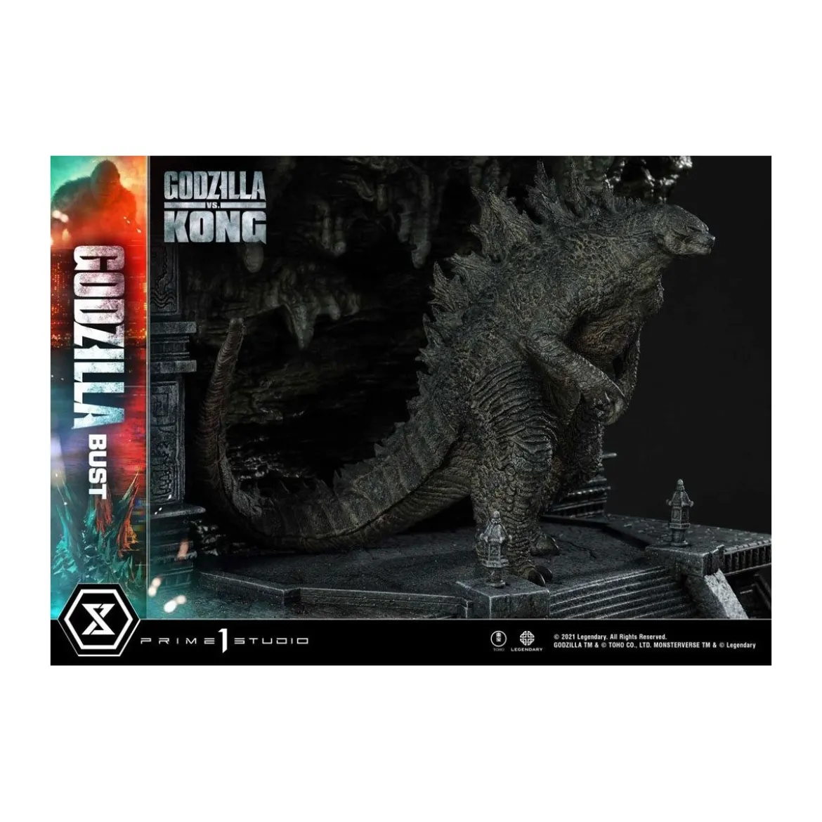 Prime 1 Studio - Buste Godzilla - Godzilla vs Kong Bonus Version