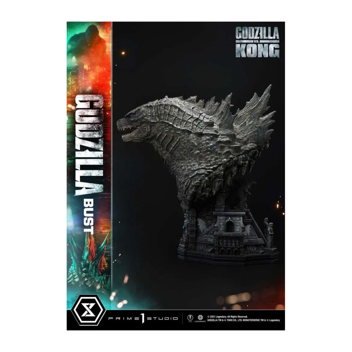 Prime 1 Studio - Buste Godzilla - Godzilla vs Kong Bonus Version