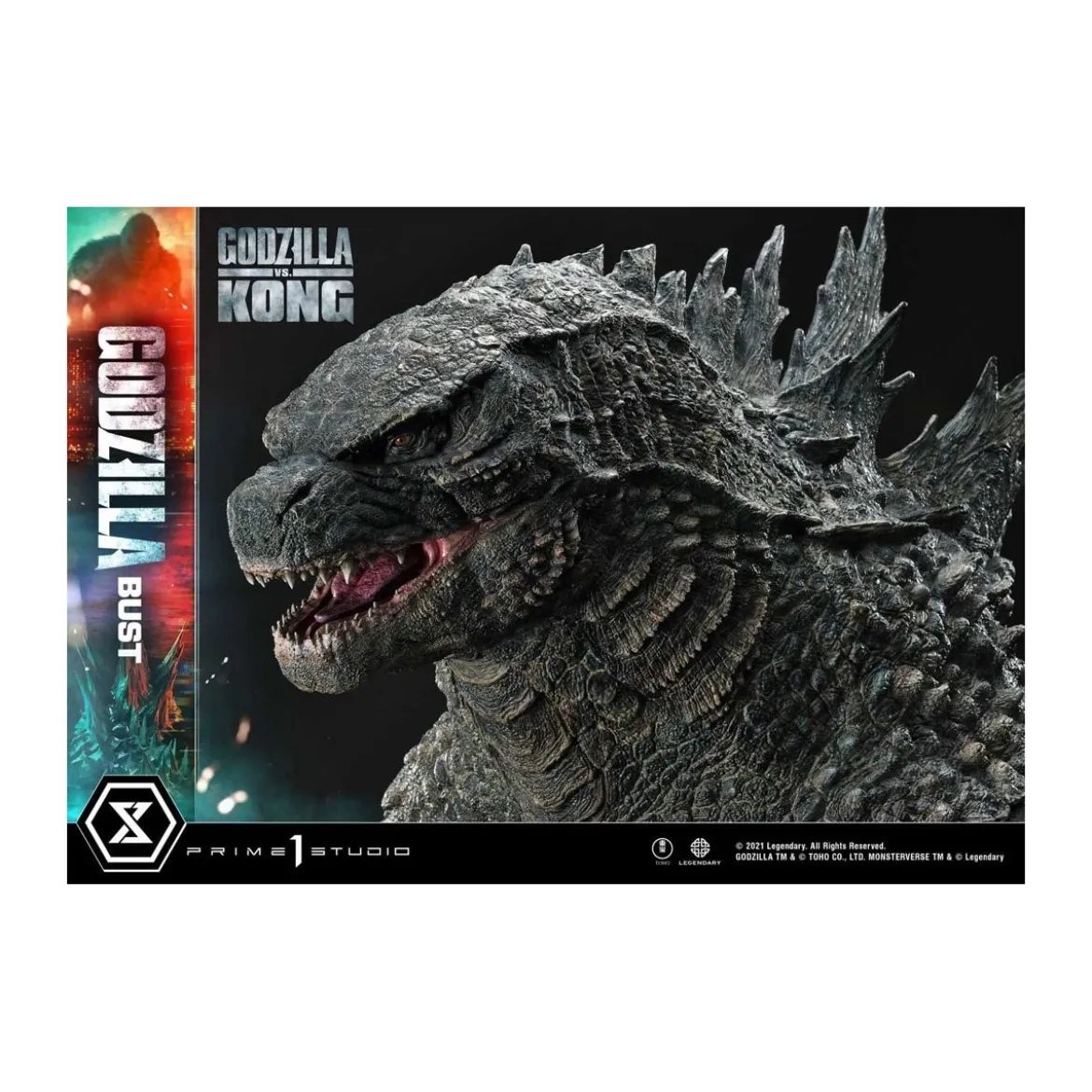 Prime 1 Studio - Buste Godzilla - Godzilla vs Kong Bonus Version