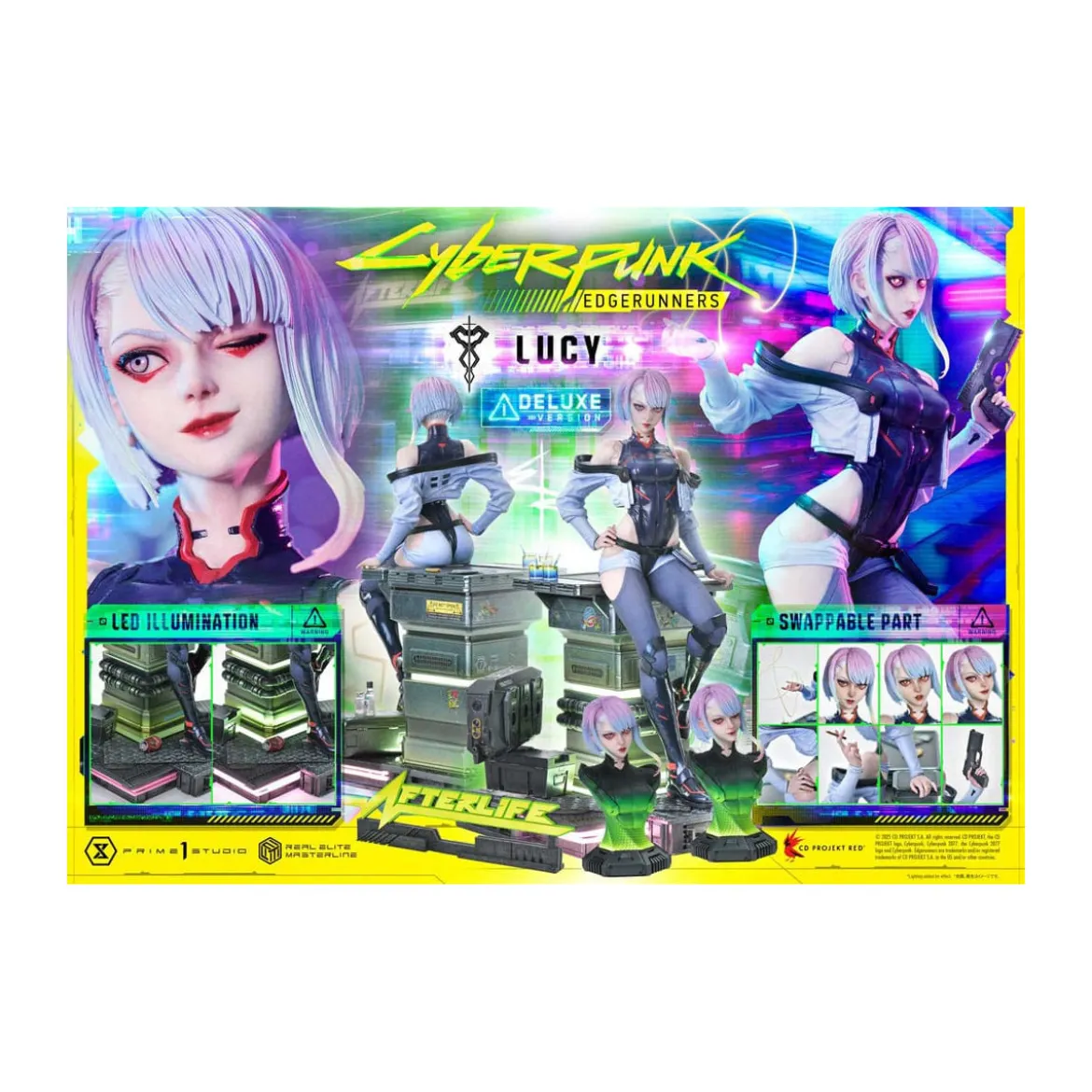 Prime 1 Studio - Cyberpunk: Edgerunners - Lucy Deluxe Bonus Version Real Elite Masterline Series 1/4