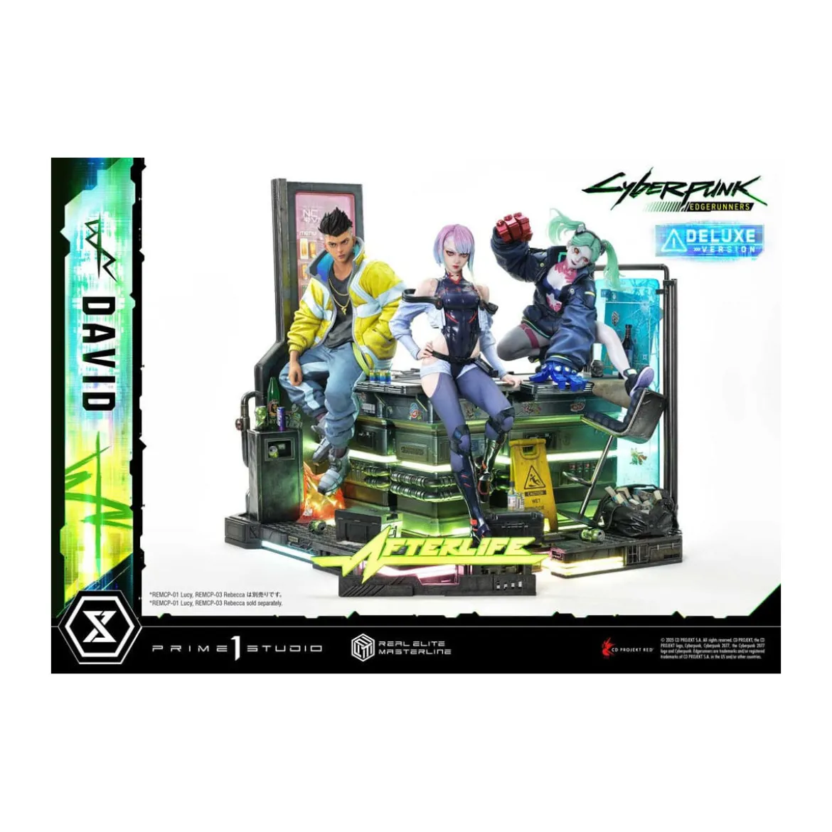 Prime 1 Studio - Cyberpunk: Edgerunners - David Deluxe Bonus Version Real Elite Masterline Series 1/4