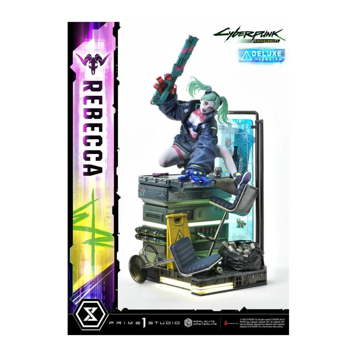 Prime 1 Studio - Cyberpunk: Edgerunners - Rebecca Deluxe Bonus Version Real Elite Masterline Series 1/4