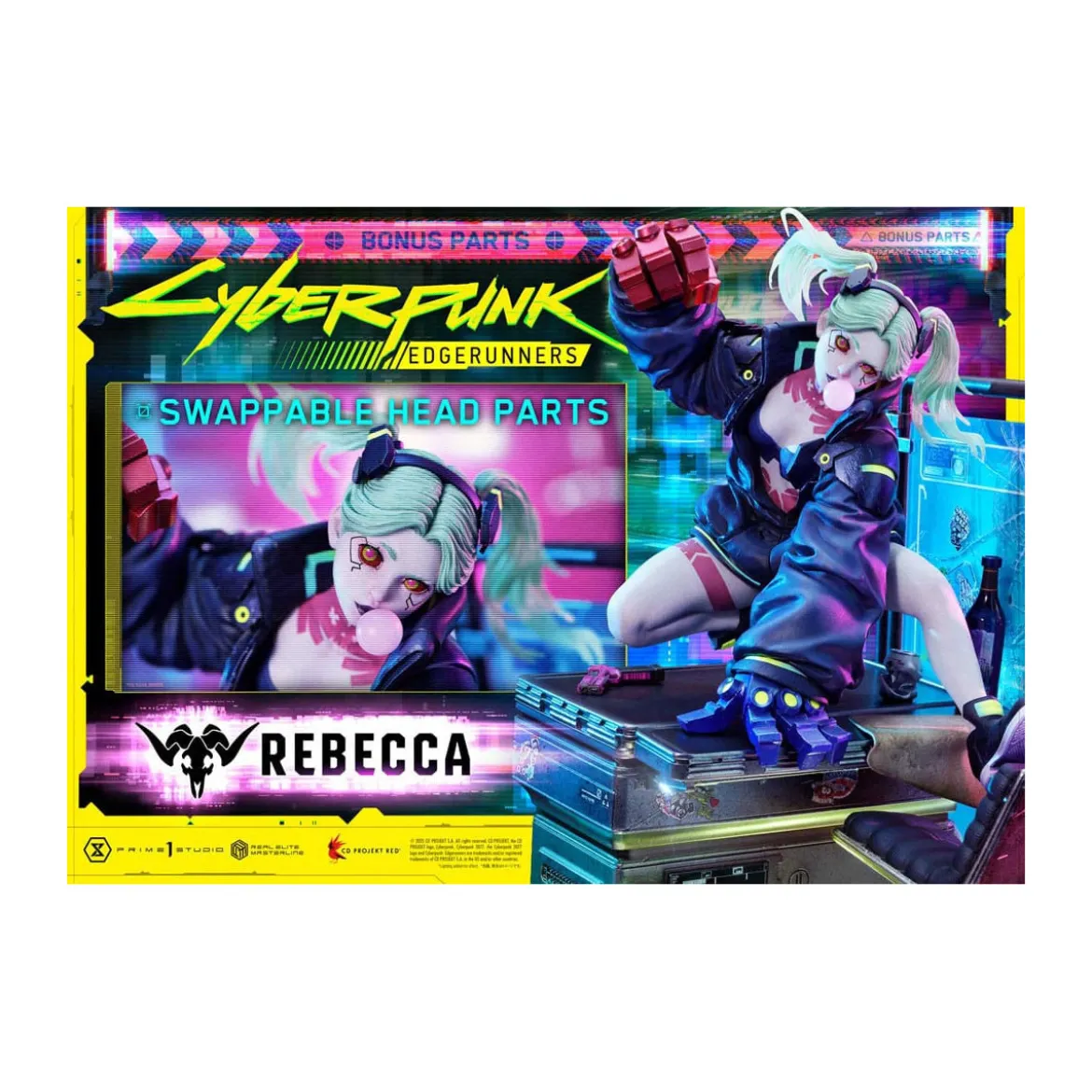 Prime 1 Studio - Cyberpunk: Edgerunners - Rebecca Deluxe Bonus Version Real Elite Masterline Series 1/4