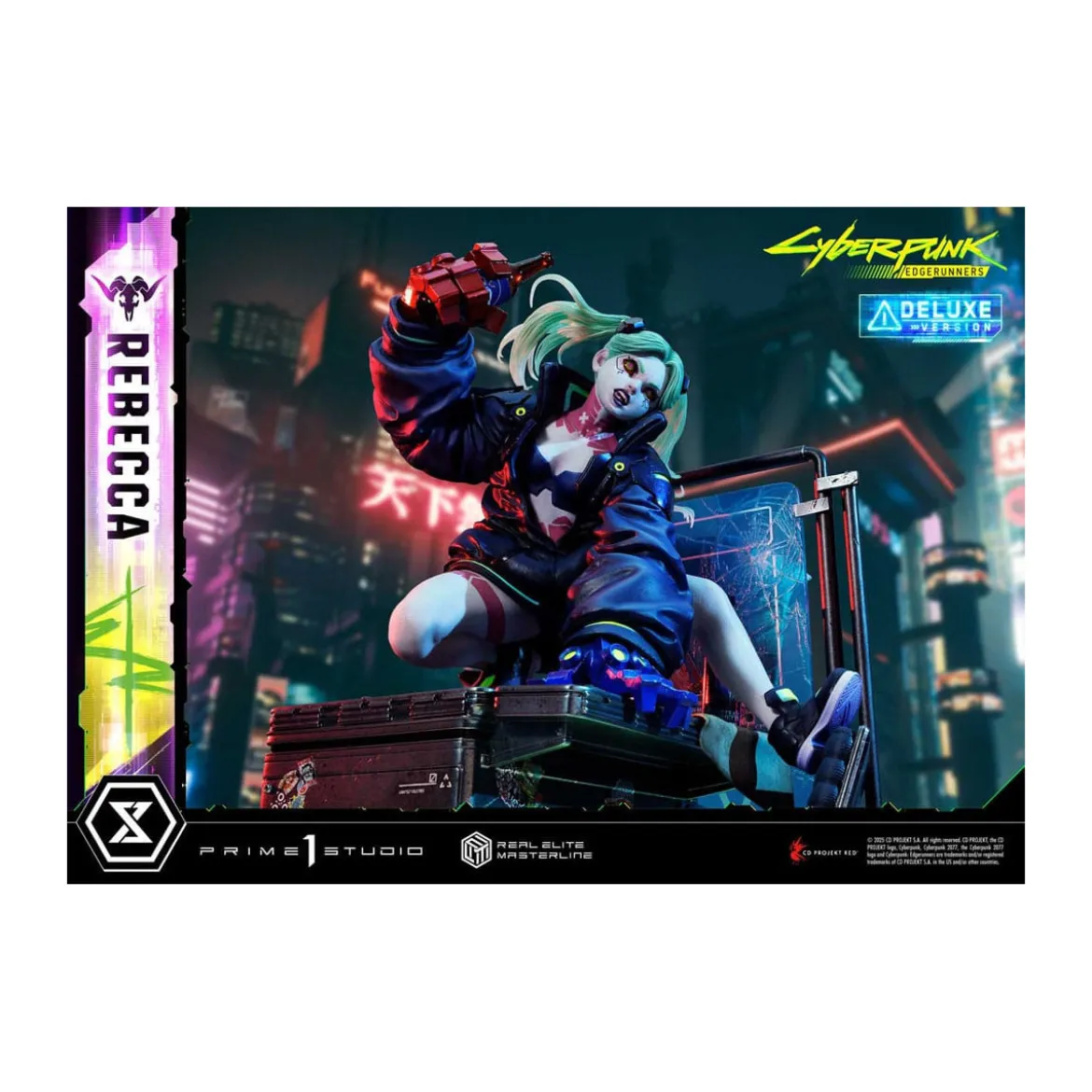 Prime 1 Studio - Cyberpunk: Edgerunners - Rebecca Deluxe Bonus Version Real Elite Masterline Series 1/4