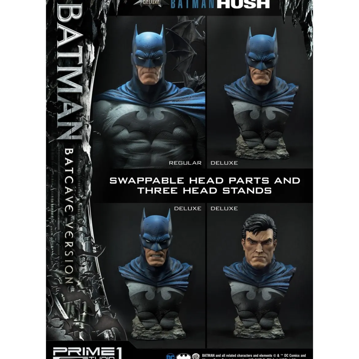 Prime 1 Studio DC Comics statue Batman Hush Batcave Deluxe Version
