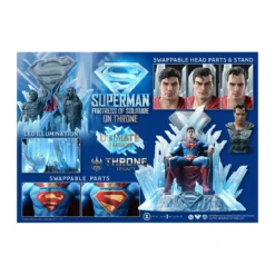 Prime 1 Studio DC Comics Throne Legacy Collection - Superman Fortress of Solitude on Throne Ultimate Version