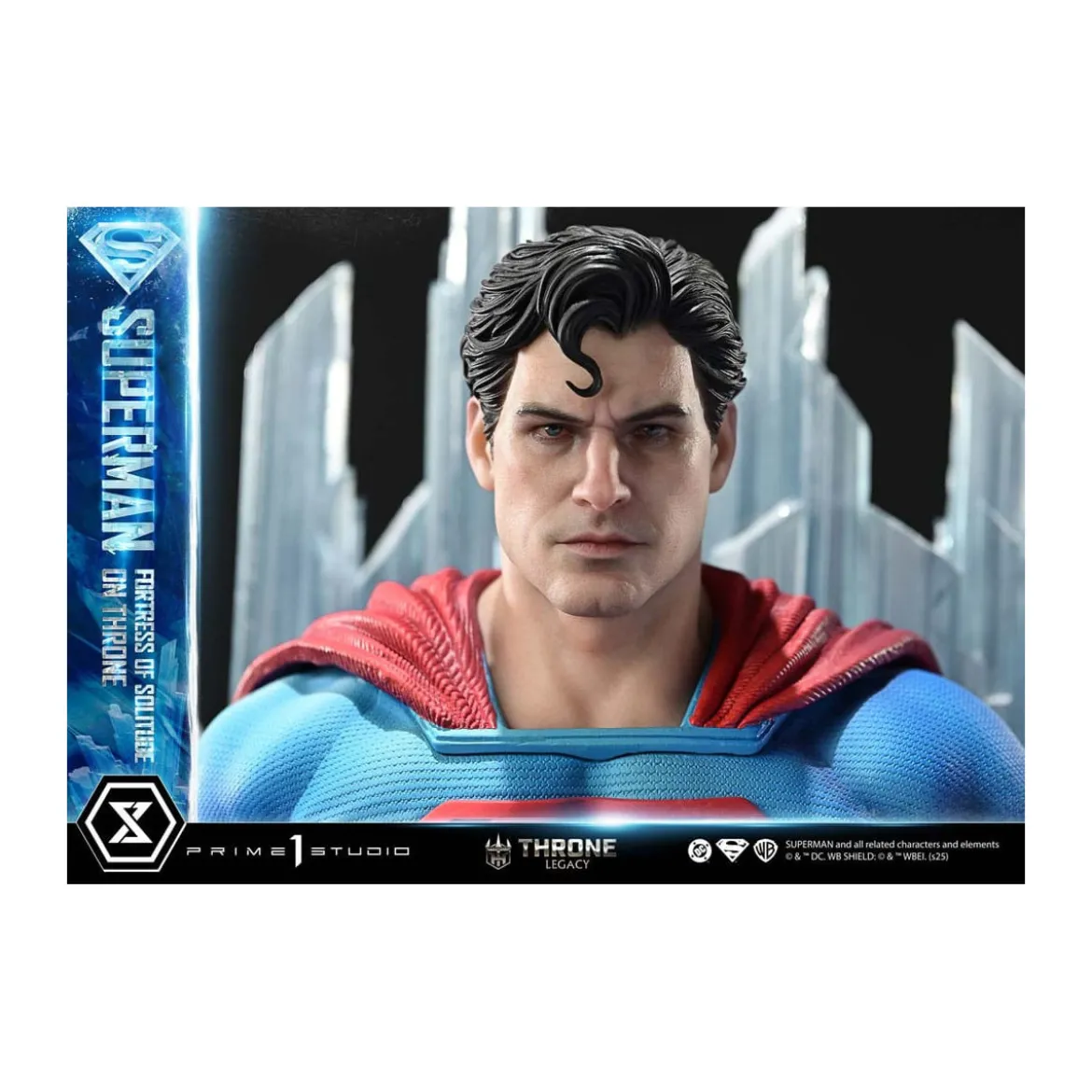 Prime 1 Studio DC Comics Throne Legacy Collection - Superman Fortress of Solitude on Throne (Design by Gabriele Dell'Otto) 1/4