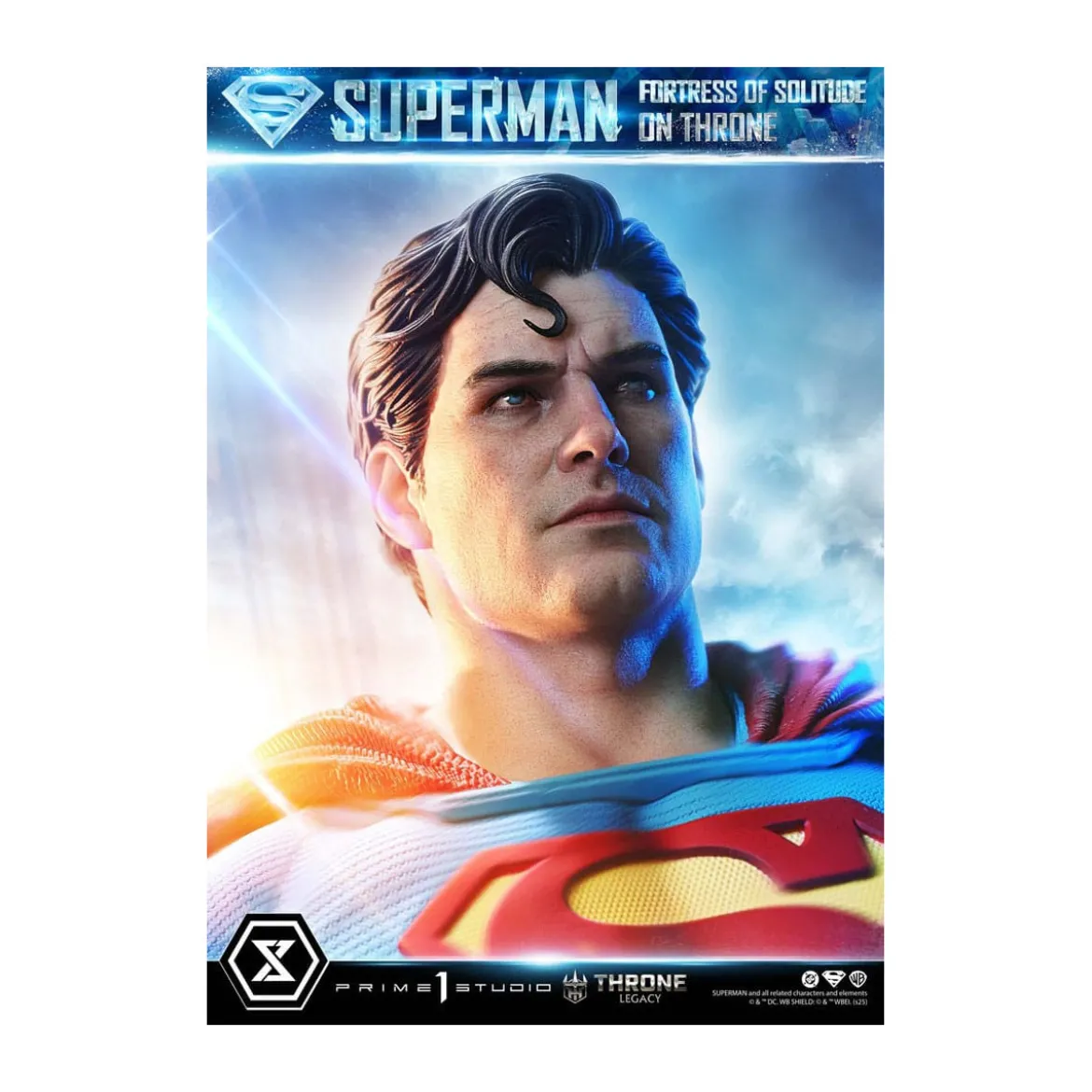 Prime 1 Studio DC Comics Throne Legacy Collection - Superman Fortress of Solitude on Throne (Design by Gabriele Dell'Otto) 1/4