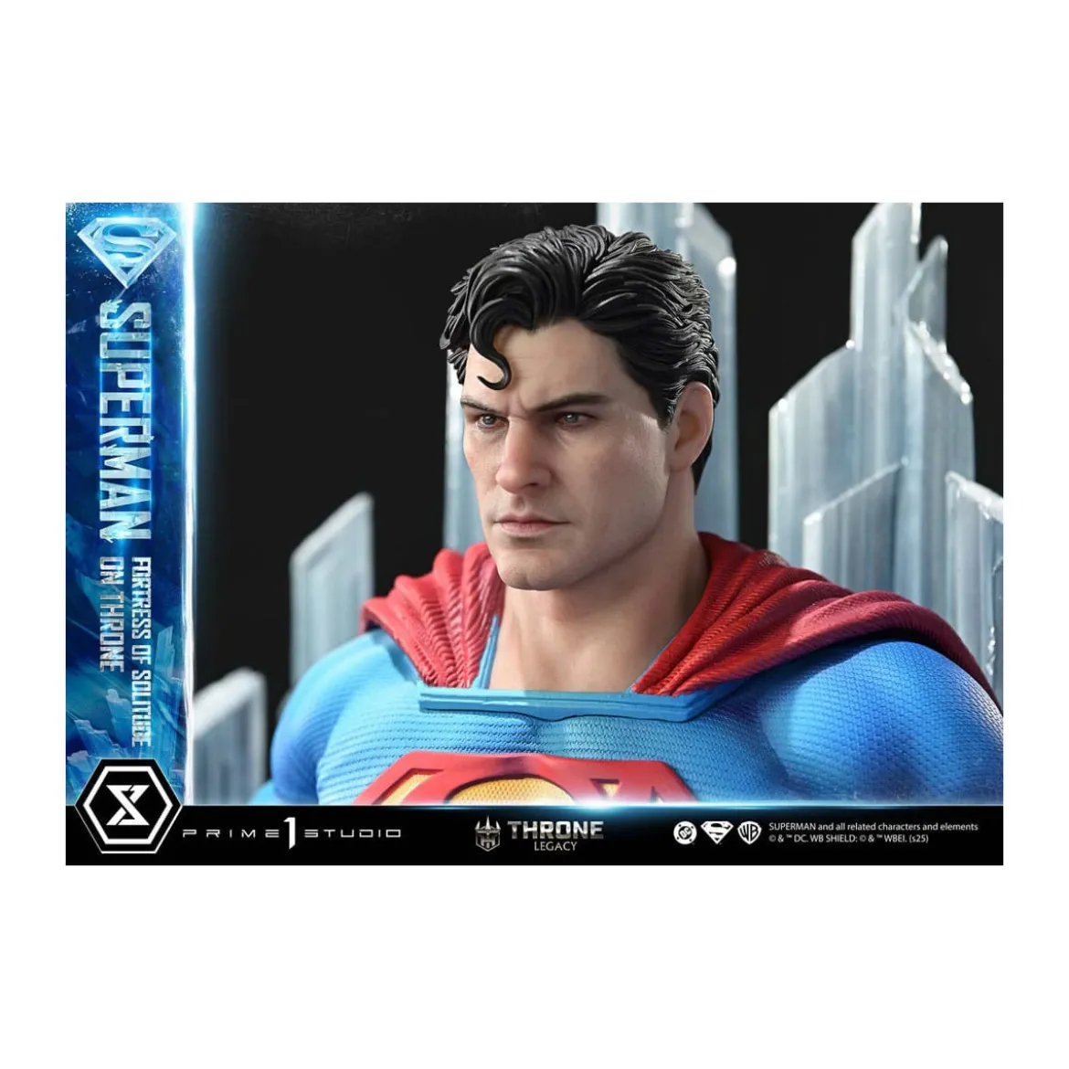 Prime 1 Studio DC Comics Throne Legacy Collection - Superman Fortress of Solitude on Throne (Design by Gabriele Dell'Otto) 1/4
